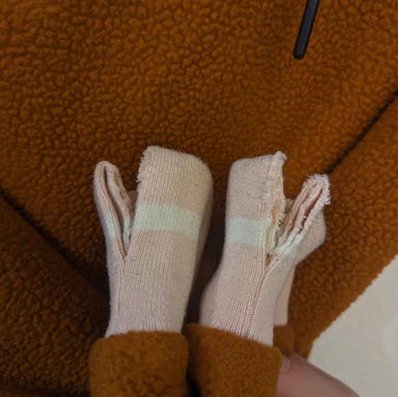 Kari Traa Rothe Orange Fleece 1/2 Zip Hoodie. Small - Picture 3 of 5